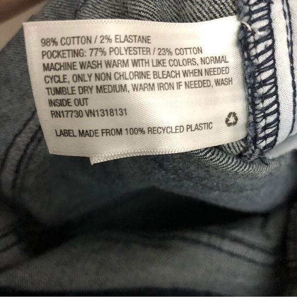 A New Day Women’s Dark Wash High Rise Straight Bootcut Jeans Size 2/26 NWT - Picture 6 of 6